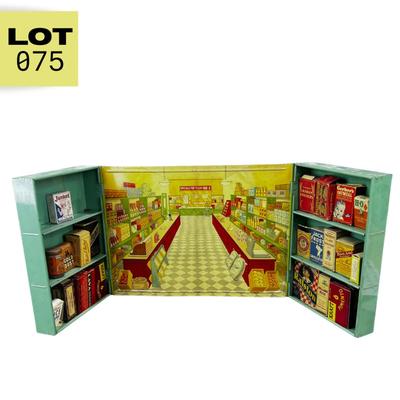 VIntage Tin Litho | The Corner Grocer | Wolverine