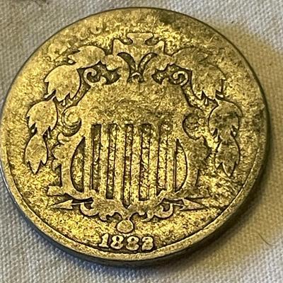 1882 SHIELD NICKEL