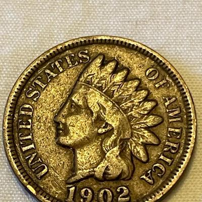 4 INDIAN HEAD PENNIES