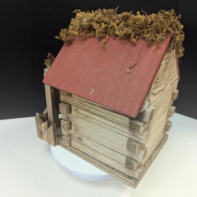Whimsical Woodland Cabin Bird House