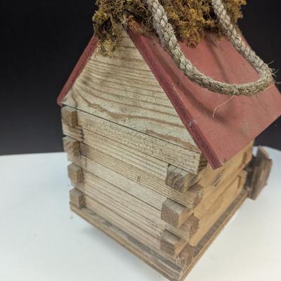 Whimsical Woodland Cabin Bird House