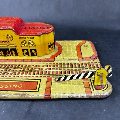 Vintage Tin Litho | Union Train Station | Marx