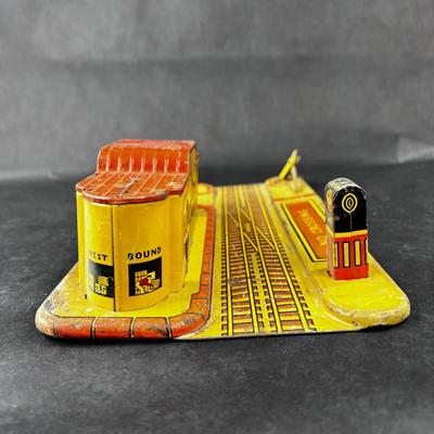 Vintage Tin Litho | Union Train Station | Marx