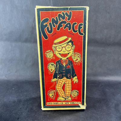 Vintage Tin Litho | Harold Lloyd Funny Face | Marx