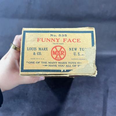 Vintage Tin Litho | Harold Lloyd Funny Face | Marx