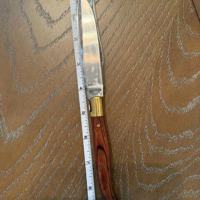 Laguiole Steak Knives (Set of 6) in Custom Philadelphia Eagles Wood Box