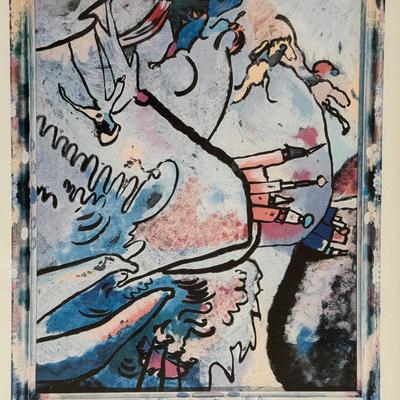 LOT 547F: Framed Matisse & Kandinsky Art Museum Posters