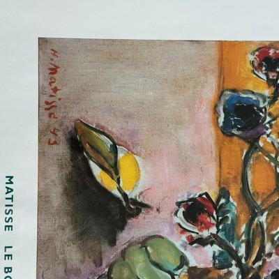 LOT 547F: Framed Matisse & Kandinsky Art Museum Posters