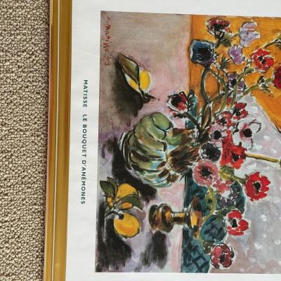 LOT 547F: Framed Matisse & Kandinsky Art Museum Posters