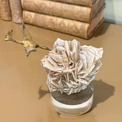 LOT 548L: Etched Brass Vase, Four Minute Essays, Ruffle Sculpture & More Books