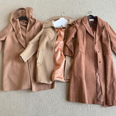 LOT 534DC: Ladies Brown Coats: Kenneth Cole New York, Garé & Ultra Suede