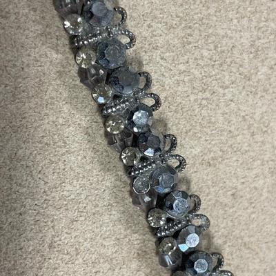 Butterfly and black accent bracelets