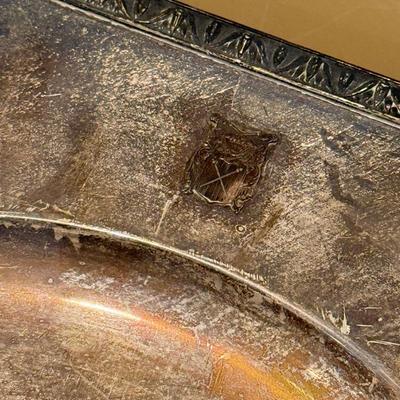 LOT 573K: 11” Sterling Silver Plate (751g)