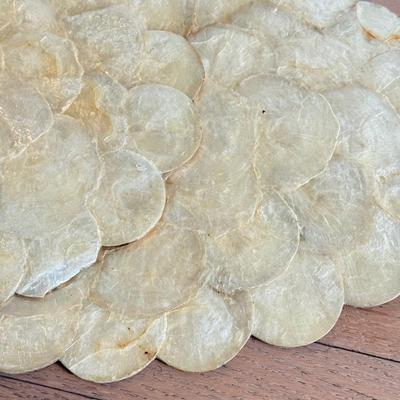 LOT 574D: Cake Plates, Abalone Shell & Disco Tile Placemats and More