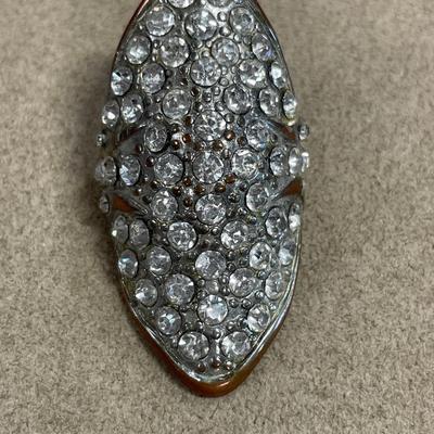 Heavily rhinestoned jewelry but all are broken/missing stones