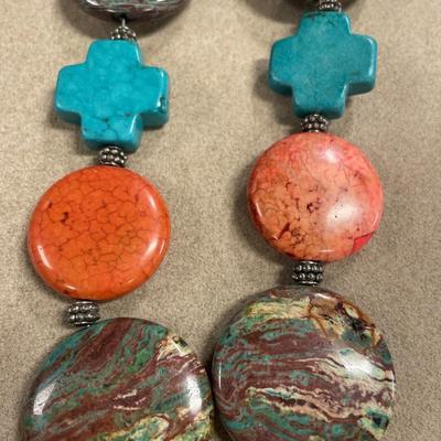 Chicos pendant necklace and large storm necklace