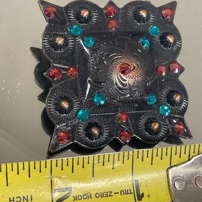 Trigg leather concho