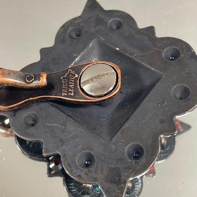 Trigg leather concho