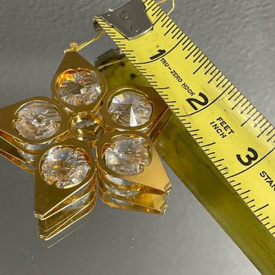 Crystal peacock and ornament