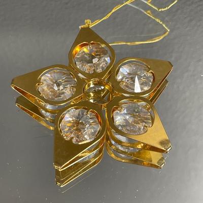 Crystal peacock and ornament