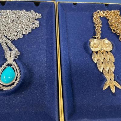 3 Avon necklaces in boxes