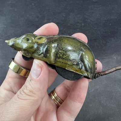 Antique Friction Toy | Small Rat or Mouse | Germany