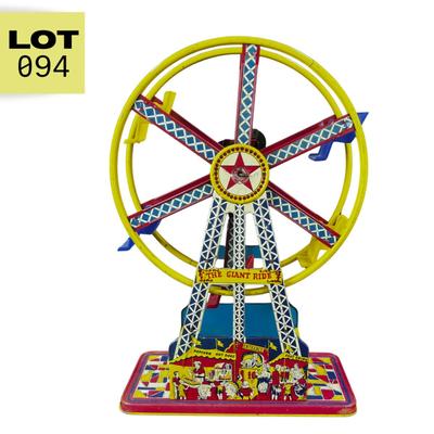 Vintage Tin Litho | The Giant Ride | Ohio Art Co.