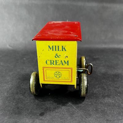 Vintage Tin Litho | Milk & Cream Carriage | Marx