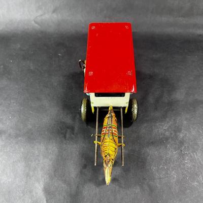 Vintage Tin Litho | Milk & Cream Carriage | Marx