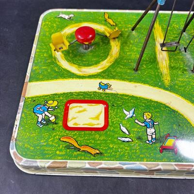 Vintage Tin Litho | Wind-Up Playground | Lee