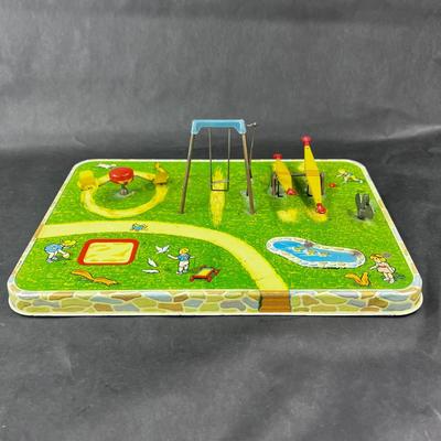 Vintage Tin Litho | Wind-Up Playground | Lee