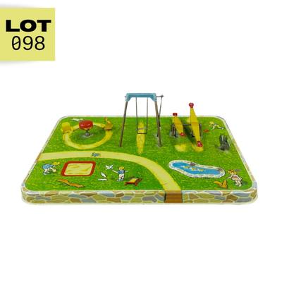 Vintage Tin Litho | Wind-Up Playground | Lee