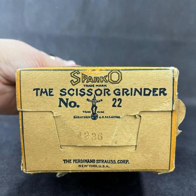 Antique Wind-Up | SparkO | The Scissor Grinder