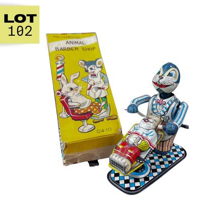 Vintage Wind-Up | Animal Barber Shop | TPS