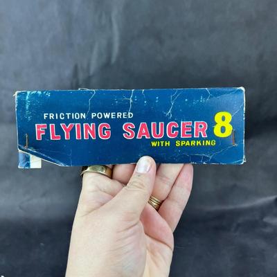 Vintage Friction Toy | Flying Saucer 8 | HAJI