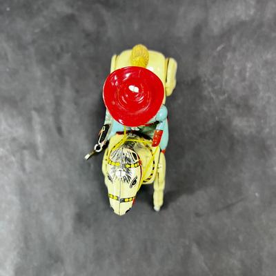 Vintage Tin Litho | Mechanical Western Ranger