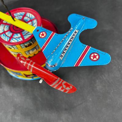 Vintage Tin Litho | Automatic Airport | Ohio Art