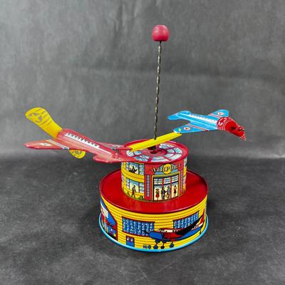 Vintage Tin Litho | Automatic Airport | Ohio Art