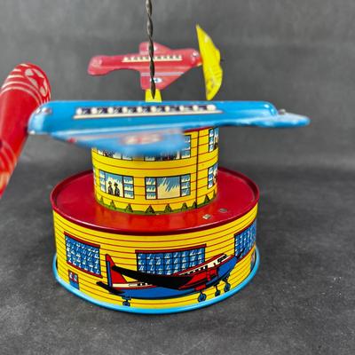 Vintage Tin Litho | Automatic Airport | Ohio Art