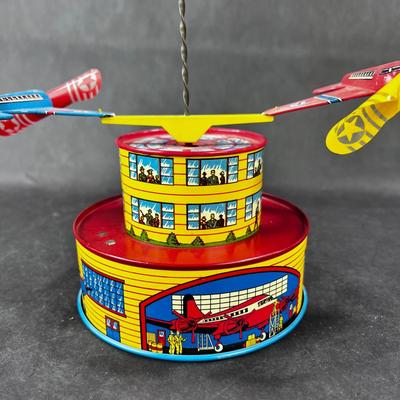 Vintage Tin Litho | Automatic Airport | Ohio Art