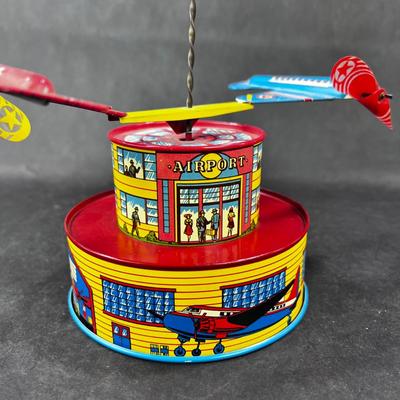 Vintage Tin Litho | Automatic Airport | Ohio Art