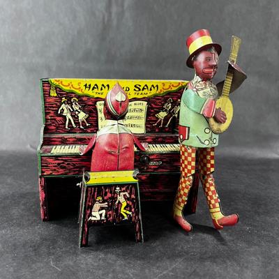 Antique Wind-Up | Ham and Sam Minstrel Team | Strauss