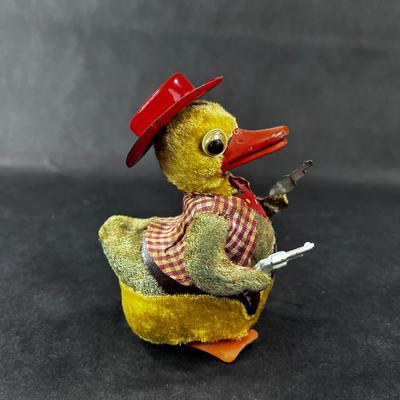 Vintage Wind-Up | Pistol Packing Duck | Nomura