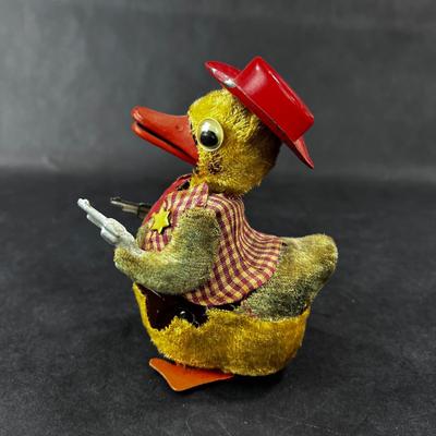 Vintage Wind-Up | Pistol Packing Duck | Nomura