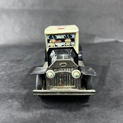Vintage Tin Litho | Police Car | Daiya