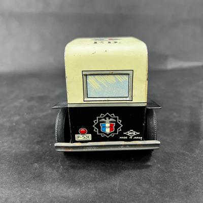 Vintage Tin Litho | Police Car | Daiya