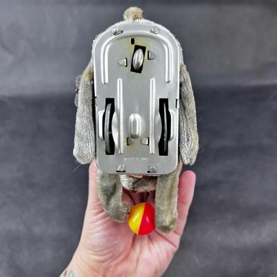 Vintage Wind-Up | Plush Cat with Ball