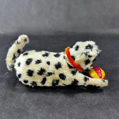 Vintage Wind-Up | Snow Leopard with Ball