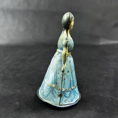 Antique Tin Litho | Wind-Up Walking Woman | Heinrich Fisher