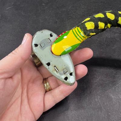 Vintage Wind-Up | Snake with Mouse | Japan